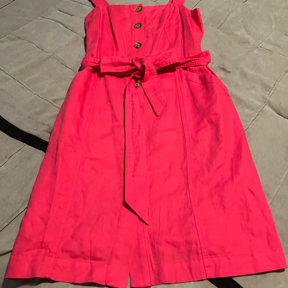 Coral pink sundress from Ann Taylor Loft